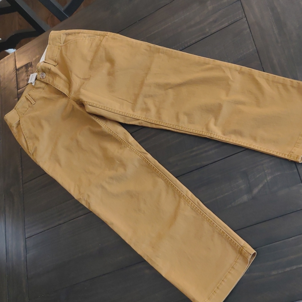 Loft The Perfect Straight Twill Pants